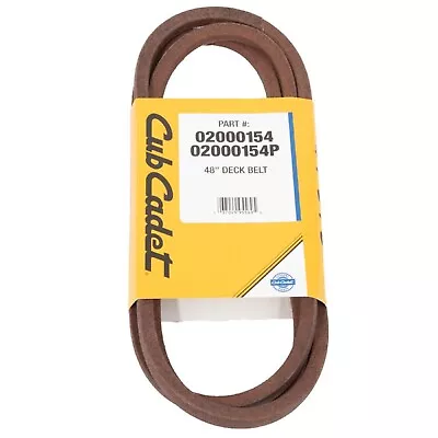 New Oem Mtd Cub Cadet 02000154p Mower Deck Belt Z-force 48  • $56.95