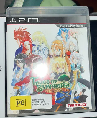 Tales Of Symphonia Chronicles + Manual - PS3 - Aussie Seller • $43