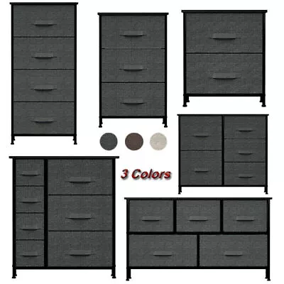 $39.99 • Buy Dresser Chest Of Drawers Fabric Drawer For Bedroom Living Room Storage Organizer
