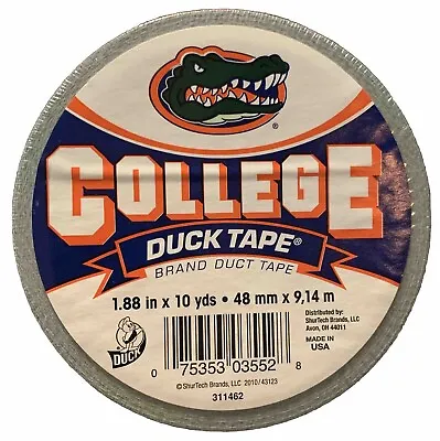 FLORIDA GATORS Duck Tape     1.88 In X 10yds New Sealed • $9