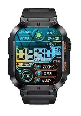 Smart Watch 1.96  Blood Pressure/oxygen 100+ Sports Modes For Motorola Moto G • $44.99
