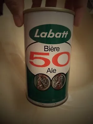 Labatt Biere 50 Ale 12 Oz Straight Edge Steel Beer Can Montreal Quebec Canada • $10