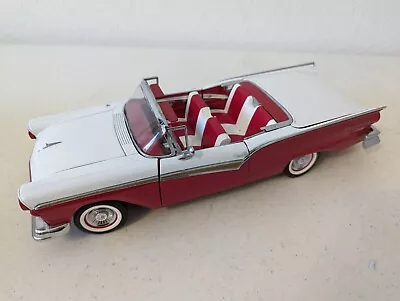 Ford Fairlane Skyliner Convertible 1957 Red SUN STAR 1331  1:18 No Box • $29.99