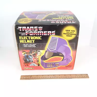 Nasta G1 Transformers Electronic Voice Changer Helmet New Failed Tape • $200