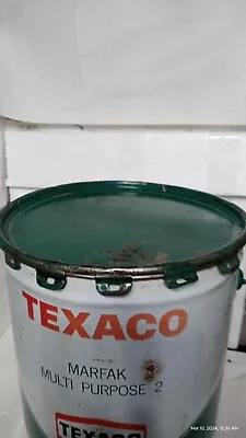 Vintage Texaco 5 Gallon Grease Pail Bucket Can • $35