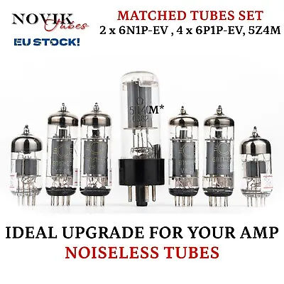 Upgrade For Tube Amplifiers Matched Set  6p1p -ev 6n1p-ev 5z4m Soviet Tubes Nos • $34.99