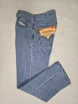 Levi's 501xx Button Fly Preshrunk Denim Jeans 33x30 NWOT • $34.99