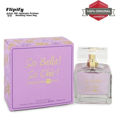 $32.72 • Buy So Bella! So Chic! Perfume 3.4 Oz EDT Spray For Women By Mandarina Duck