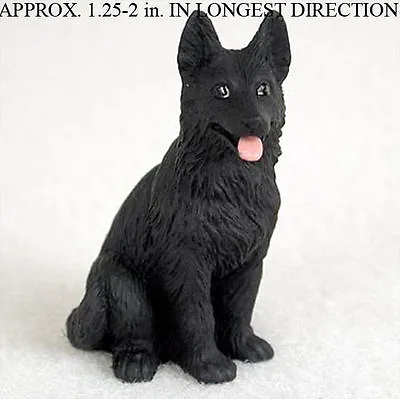 $11.99 • Buy German Shepherd Mini Hand Painted Figurine Black