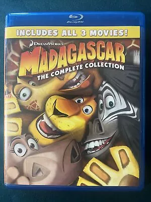 Madagascar: Complete Collection 1-3 (Blu-ray) • $4.40