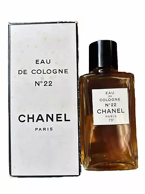 Vintage Chanel Eau De Cologne No. 22 In Original Box • $85