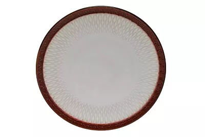 Mikasa Gourmet Basics Sorrento Red Trim 11.25  Dinner Plate  • $9.99