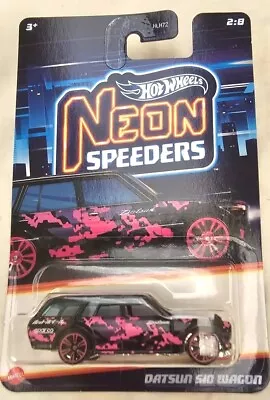 2024 HOT WHEELS Neon Speeders - Datsun 510 Wagon (Black #2) • $1.29