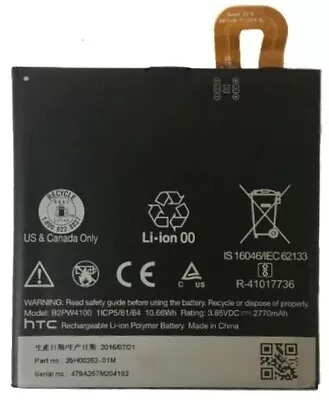 Oryginal Battery HTC B2PW4100 For Google Pixel NEXUS S1 35H00261-00M * 2770mAh • £6.99