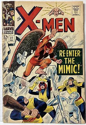 X-Men #27 Mimic Appearance Jack Kirby Stan Lee Marvel 1966. • £28.37