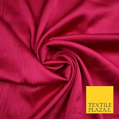 OVER 50 COLOURS Fine Silky Smooth Liquid Sateen Satin Dress Fabric Drape Lining • £1.50