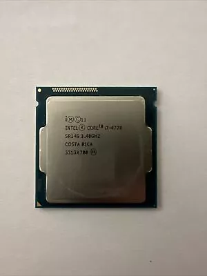 Intel Core I7-4770 CPU Processor 3.40 GHz Quad Core Haswell SR149 LGA 1150... • $30