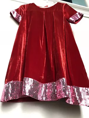 $164 NWOT! I Love Gorgeous Diva Dress Velvet Sparkly 6-7 Girls Holiday Xmas Re🎄 • $54