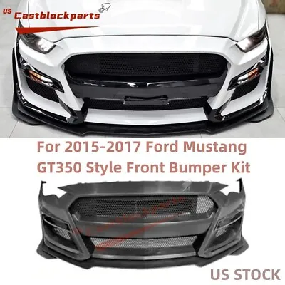 Front Bumper Cover Kits W/Grille For 2015-2017 Ford Mustang Facelift GT500 Style • $619