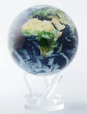 Earth With Clouds 4.5 Inch MOVA Globe Solar Powered • $335