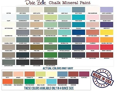 Dixie Belle Chalk Mineral Paint-All Sizes Same Day Ship Free Shipping Over $35 • $14.95