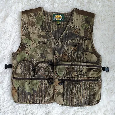 Cabela's Hunting Vest Realtree Camo Men's Size XL Sleeveless W/ 15 Pockets EUC • $29.97
