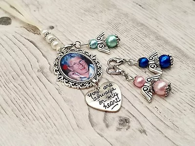 Wedding Bouquets Photo Memory Charm Personalised Photo Pendant Memorial Locket • £5