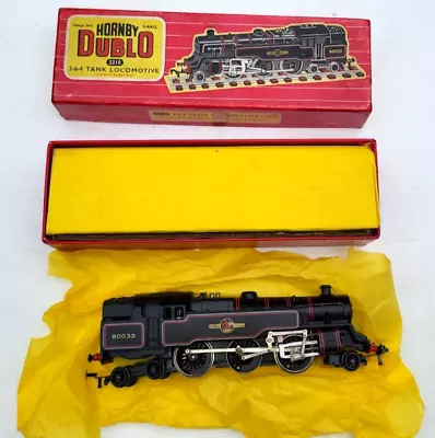 Hornby Dublo Oo Gauge 2 Rail 2218 Class 4mt Lner 2-6-4 Tank 80033 Boxed • £49