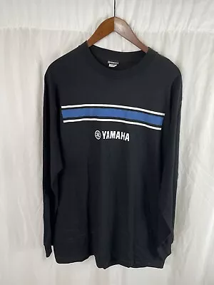 Yamaha Motorcycle Long Sleeve Shirt Size Large (Fits Like XL) Yamaha Graphic VTG • $19.99