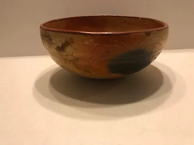 Authentic Pre Columbian Mayan Orangeware Large 9.5   Bowl With Small Designs • $377