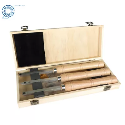 3 Piece Set Carbide Woodturning Tool Mini Size Diamond Shape Round & Square Tool • $35.81