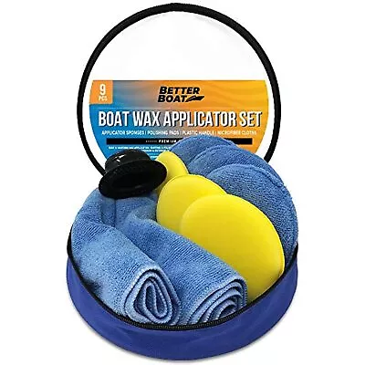 Better Boat Microfiber Wax Applicator Pad Foam Applicator Pads Sponges Cloth ... • $26.39