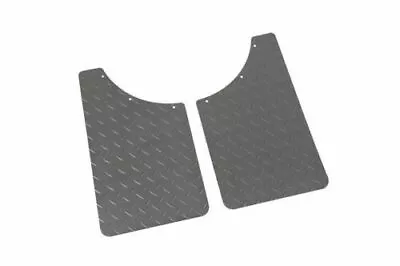 Dee Zee Black Diamond Plate Mud Flaps Fits Chevy Dodge Ford GMC RAM Jeep • $50.02