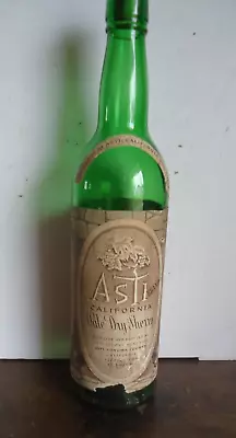 Antique Vintage EARLY Asti Colony  Sonoma California AMAZING Wrap Around Label • $100