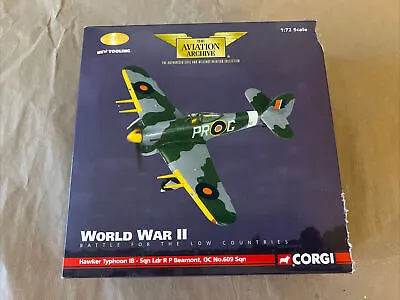 Corgi Aviation Archive 1:72 WWII Hawker Typhoon IB SQN LDR R P Beamont AA36502 • $21