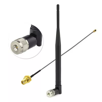 868MHz 915MHz ZigBee RFID Smart Home 3dBi Antenna SMA Male AerialIPX U.FL Cable • $5.52