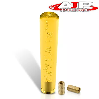 8  / 200mm Bubble Shift Knob Short Throw Selector M8 M10 M12 Adapter Kit Yellow • $19.99
