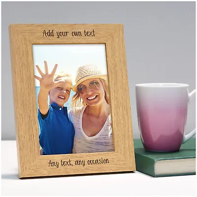 Personalised ANY TEXT Photo Frame Gifts For Mummy Nanny Mum Mom Mam Birthday • £12.95