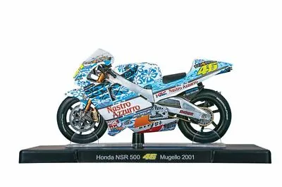 VALENTINO ROSSI Honda NSR 500 2001 MotoGP Bike - Collectable Model - 1:18 Scale • £19.99