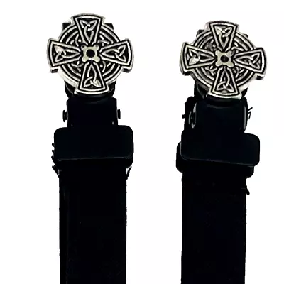 Celtic Motorcycle Pant Boot Strap Stirrup Heavy Duty Clip Made In Usa • $23.99