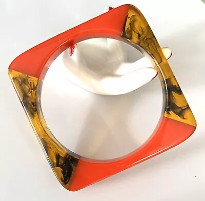 New!  Vintage Retro Mod Look  Lucite Bangle Bracelet • $15