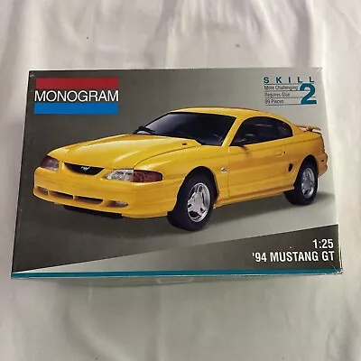 Vintage Monogram ‘94 Mustang GT 1:25 Scale Model Assembled Kit #2967 • $7.95