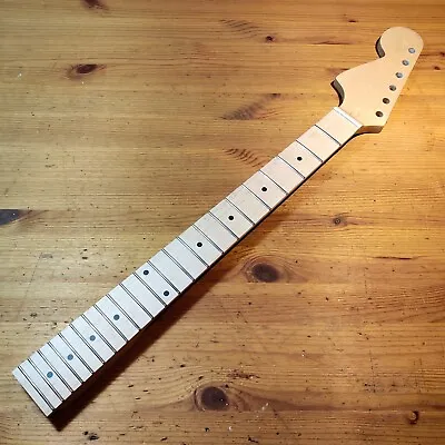 New B-Stock #15 Reverse Big Headstock Strat Style Guitar Neck Maple 22 Fret • £89.99