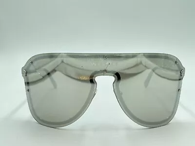 VERSACE MOD.2180 1000/6G SILVER Medusa Sunglasses SHIELD AUTHENTIC VE2180 • $65