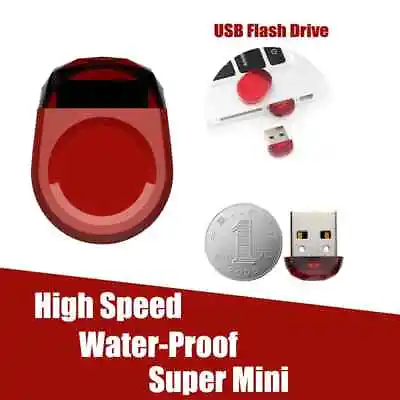 Memory Stick High Speed Mini USB 2.0 Flash Pen Thumb Drive 48163264GB 🔴⚫🔵 • £6.99