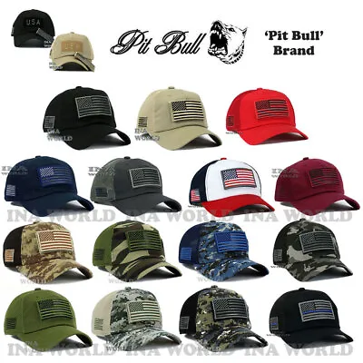 USA Flag Hat Detachable Patch Tactical Operator Micro Mesh Military Baseball Cap • $13.85