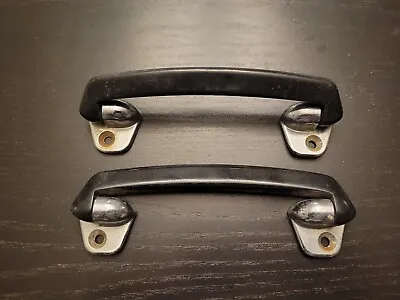 MG Midget MGB Original Interior Door Pull Handles And Brackets Set Of 2 OEM • $27