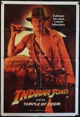 $100 • Buy Indiana Jones And The Temple Of Doom (1984) Australian One Sheet