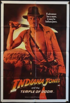 $100 • Buy Indiana Jones And The Temple Of Doom (1984) Australian One Sheet