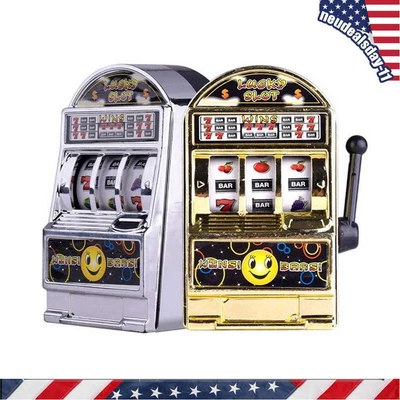 $7.40 • Buy 1pc Unisex One-arm Bandit Toy Decompressed Palm Slot Machine Kid Fun Toys 
